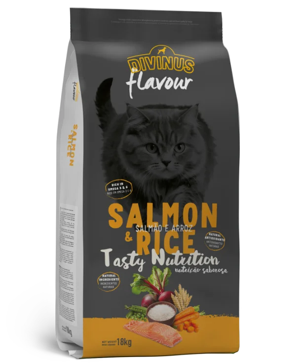 Divinus Flavour Cat Salmon and Rice